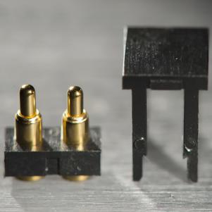2 pin pogo pin connector plain base type  KLS1-2PGC01